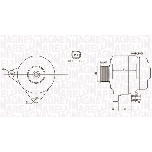 Слика на Генератор MAGNETI MARELLI 063731959010