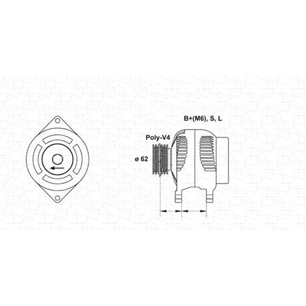 Слика на Генератор MAGNETI MARELLI 943346016010