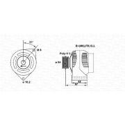 Слика 1 $на Генератор MAGNETI MARELLI 943346052010