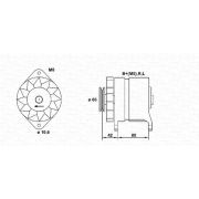 Слика 1 $на Генератор MAGNETI MARELLI 943346059010