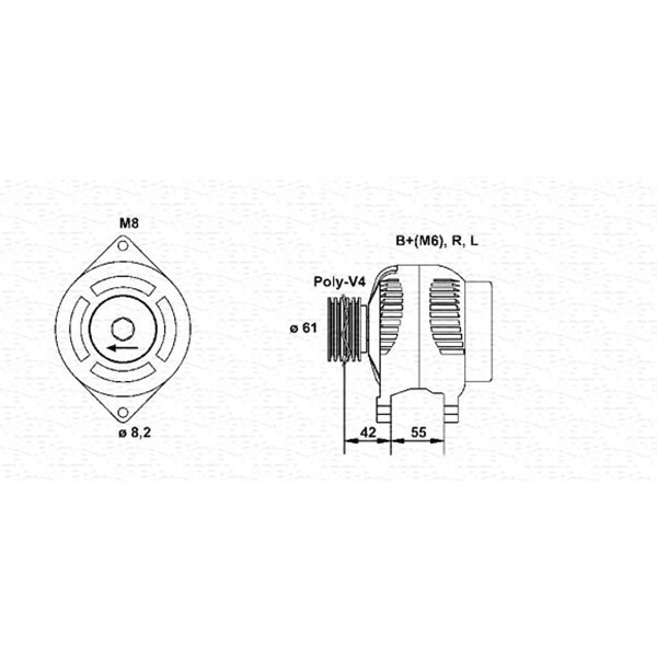 Слика на Генератор MAGNETI MARELLI 943346088010