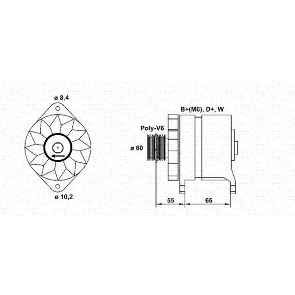 Слика на Генератор MAGNETI MARELLI 943346116010