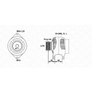 Слика 1 на Генератор MAGNETI MARELLI 943346126010