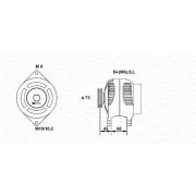 Слика 1 $на Генератор MAGNETI MARELLI 943346133010