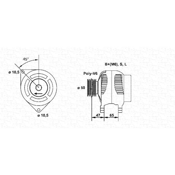 Слика на Генератор MAGNETI MARELLI 943346145010