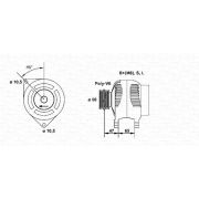 Слика 1 $на Генератор MAGNETI MARELLI 943346145010