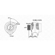 Слика 1 $на Генератор MAGNETI MARELLI 943346206010