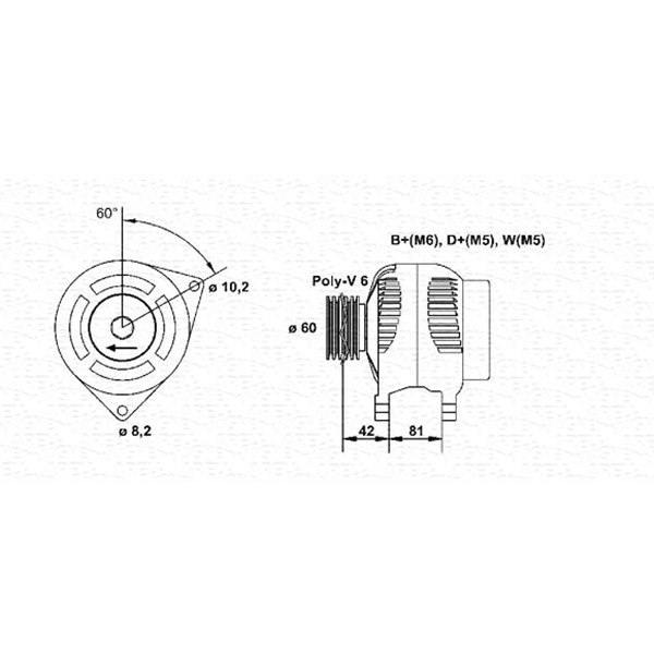 Слика на Генератор MAGNETI MARELLI 943355001010