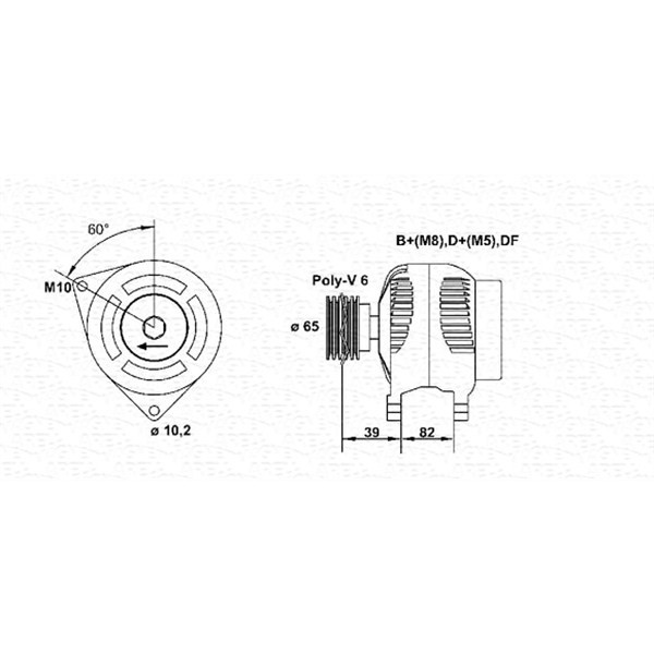 Слика на Генератор MAGNETI MARELLI 943355096010