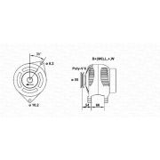 Слика 1 $на Генератор MAGNETI MARELLI 943356102010