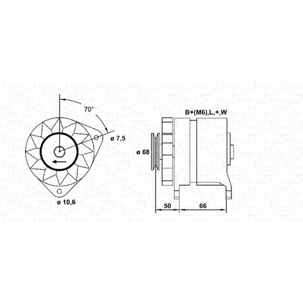 Слика на Генератор MAGNETI MARELLI 943356104010