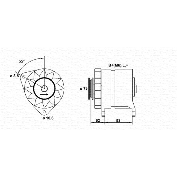 Слика на Генератор MAGNETI MARELLI 943356142010