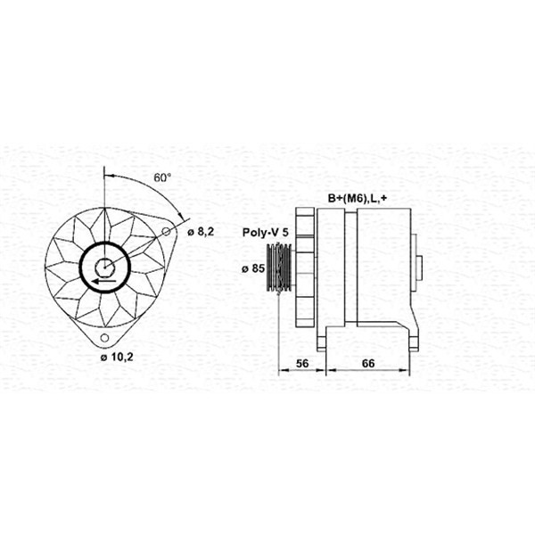 Слика на Генератор MAGNETI MARELLI 943356192010