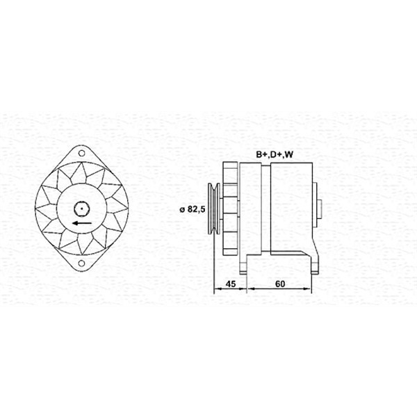 Слика на Генератор MAGNETI MARELLI 943356266010