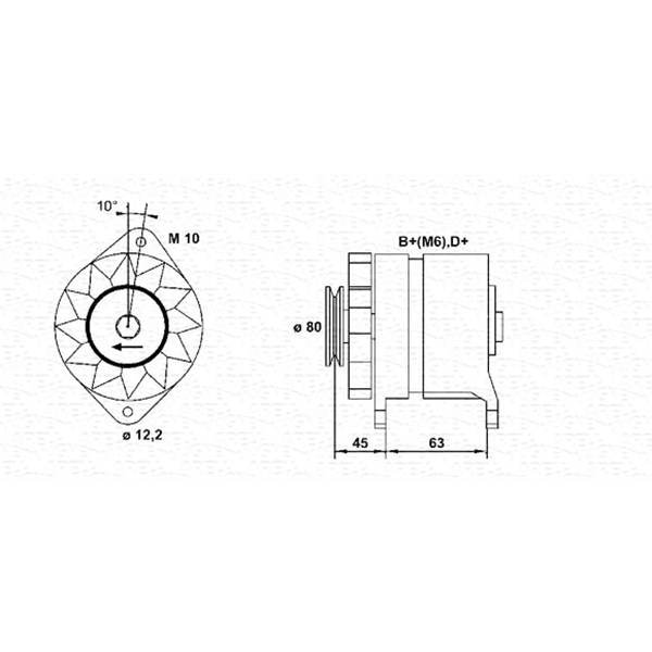 Слика на Генератор MAGNETI MARELLI 943356380010