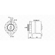 Слика 1 $на Генератор MAGNETI MARELLI 943356380010