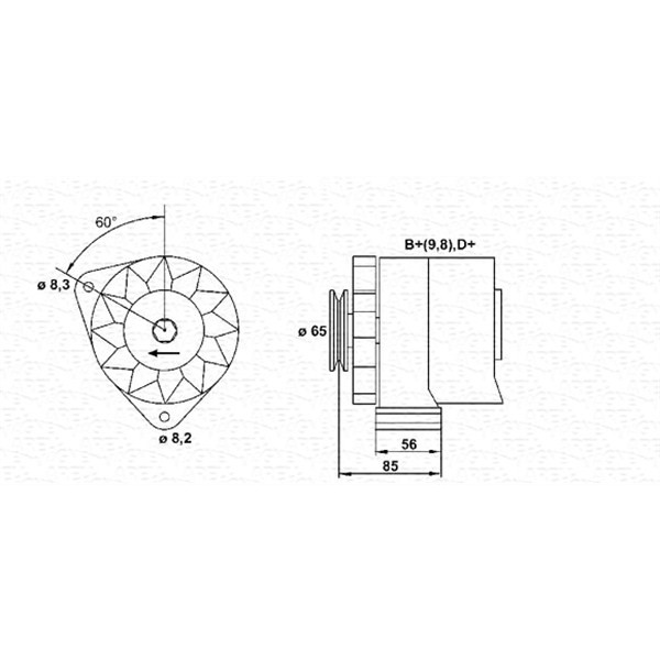 Слика на Генератор MAGNETI MARELLI 943356447010