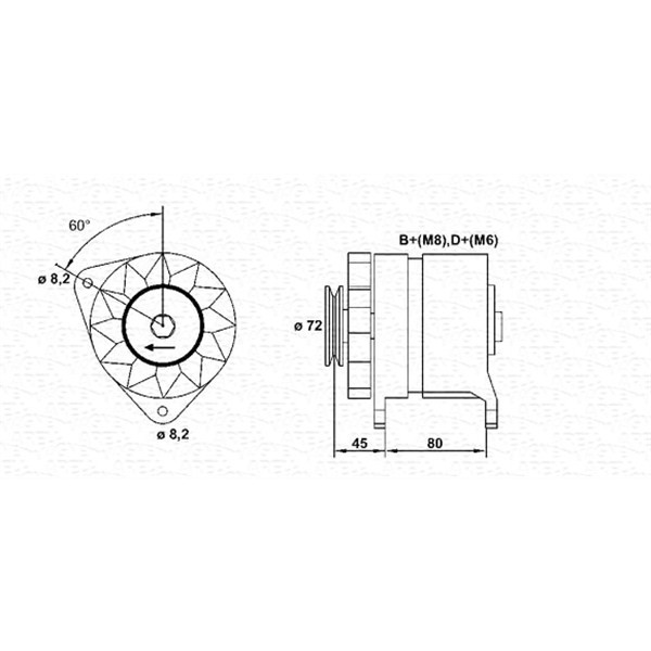 Слика на Генератор MAGNETI MARELLI 943356503010