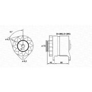 Слика 1 $на Генератор MAGNETI MARELLI 943356503010