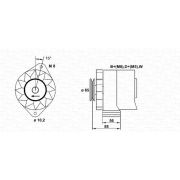 Слика 1 $на Генератор MAGNETI MARELLI 943356508010