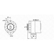 Слика 1 $на Генератор MAGNETI MARELLI 943356548010