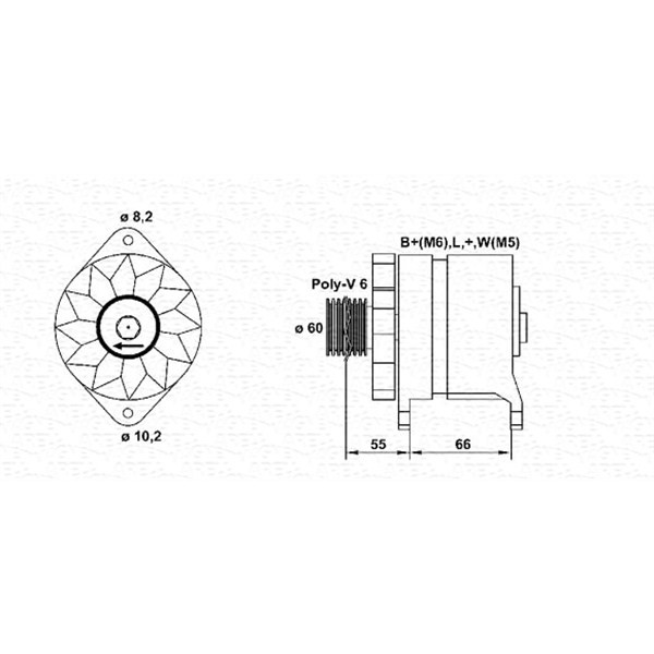 Слика на Генератор MAGNETI MARELLI 943356565010