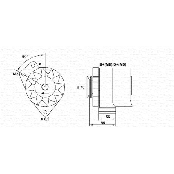 Слика на Генератор MAGNETI MARELLI 943356604010