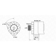 Слика 1 $на Генератор MAGNETI MARELLI 943356615010