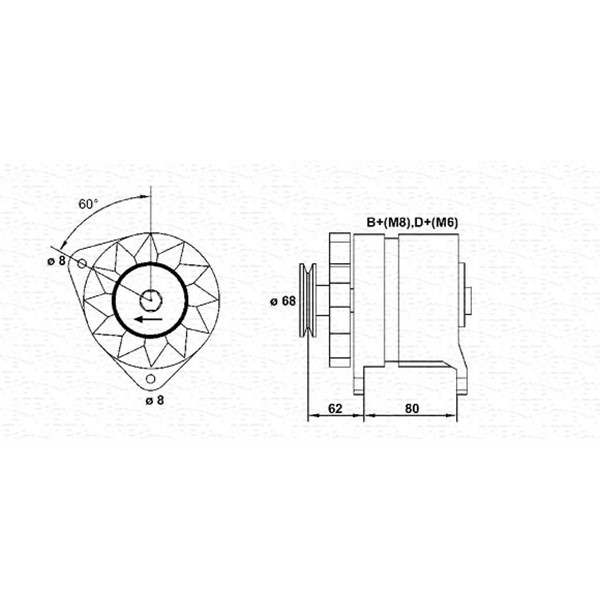 Слика на Генератор MAGNETI MARELLI 943356654010