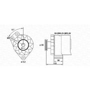 Слика 1 $на Генератор MAGNETI MARELLI 943356673010