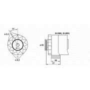 Слика 1 $на Генератор MAGNETI MARELLI 943356728010