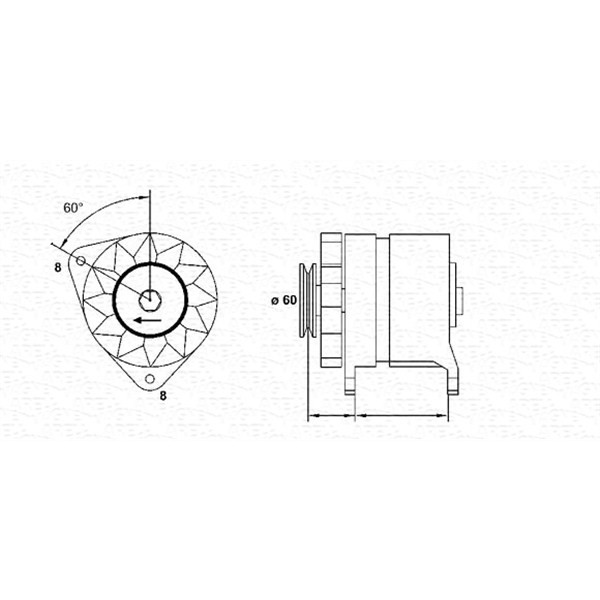 Слика на Генератор MAGNETI MARELLI 943356746010