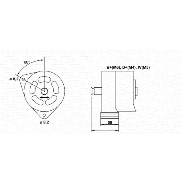 Слика на Генератор MAGNETI MARELLI 943356766010