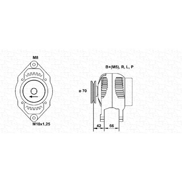 Слика на Генератор MAGNETI MARELLI 943356925010