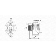 Слика 1 на Генератор MAGNETI MARELLI 943356939010