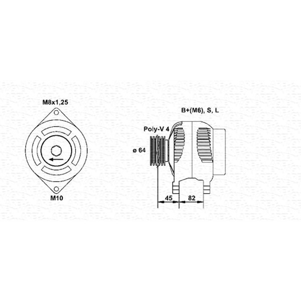 Слика на Генератор MAGNETI MARELLI 943356941010