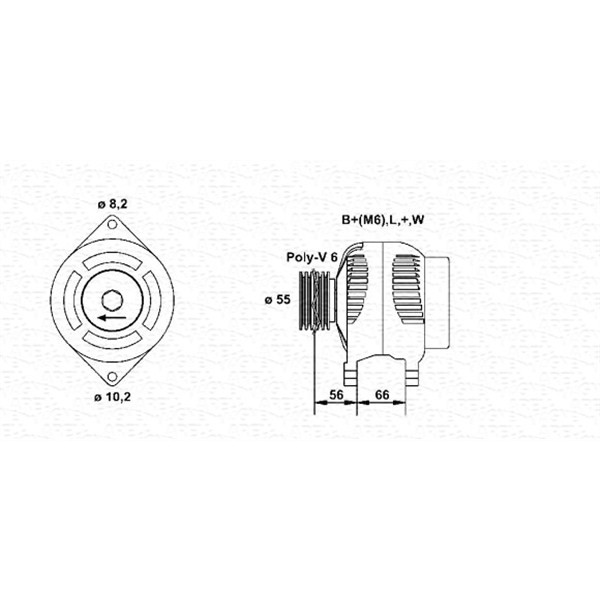 Слика на Генератор MAGNETI MARELLI 943356960010