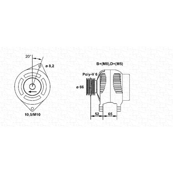 Слика на Генератор MAGNETI MARELLI 943356976010