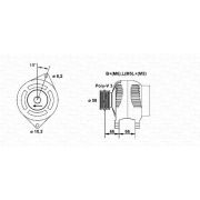 Слика 1 $на Генератор MAGNETI MARELLI 943356979010