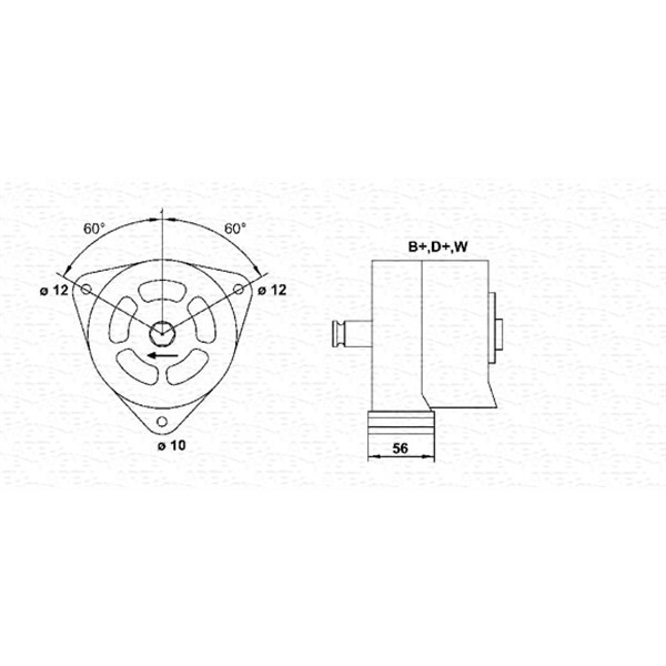 Слика на Генератор MAGNETI MARELLI 943357707010