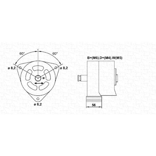 Слика на Генератор MAGNETI MARELLI 943357715010