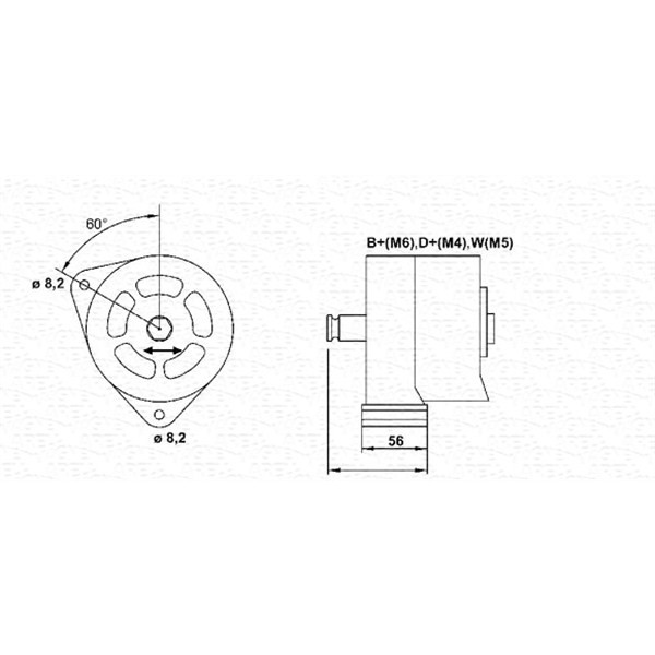 Слика на Генератор MAGNETI MARELLI 943357764010