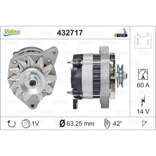 Слика на Генератор VALEO NEW ORIGINAL PART 432717