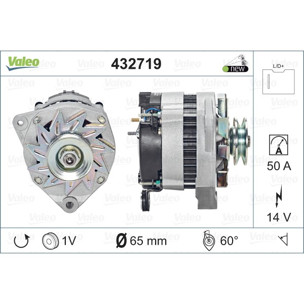 Слика на Генератор VALEO NEW ORIGINAL PART 432719