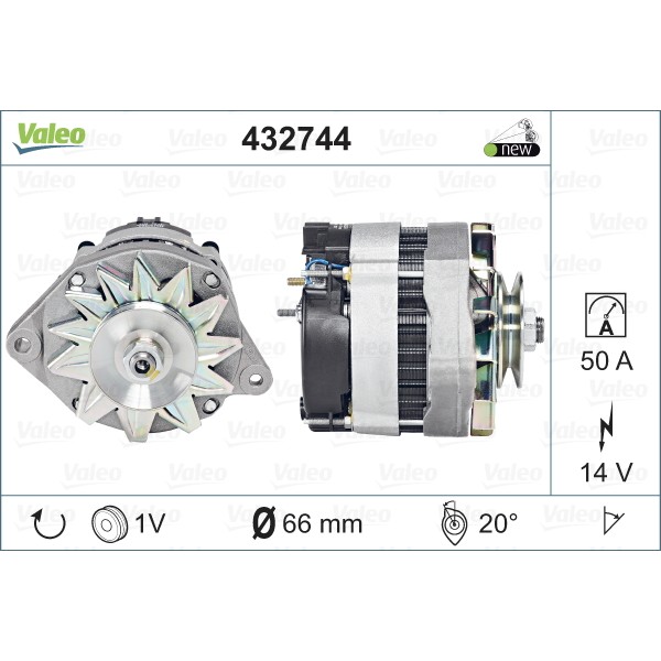 Слика на Генератор VALEO NEW ORIGINAL PART 432744