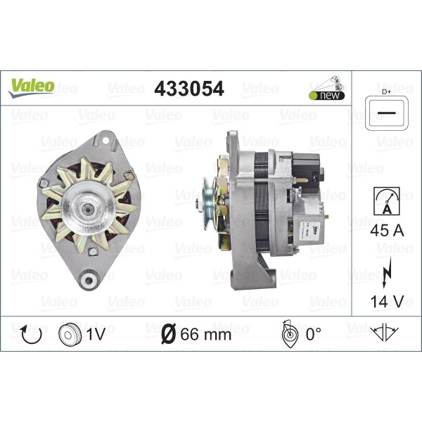 Слика на Генератор VALEO NEW ORIGINAL PART 433054