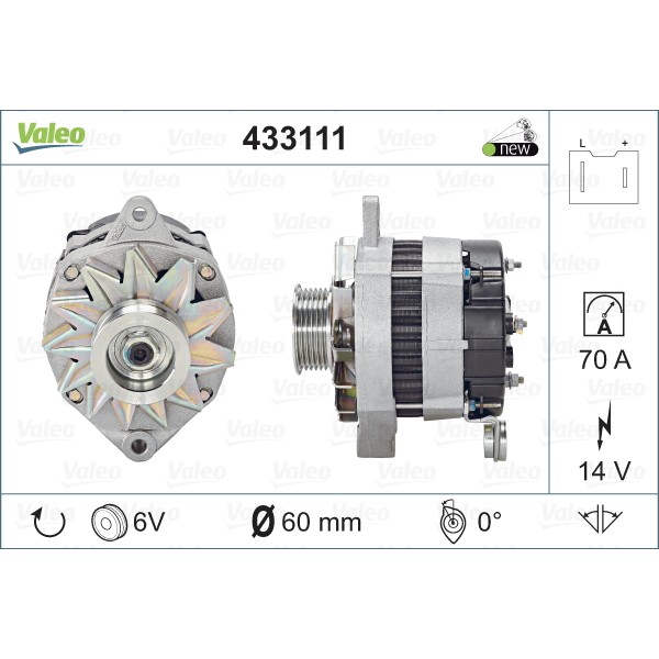 Слика на Генератор VALEO NEW ORIGINAL PART 433111