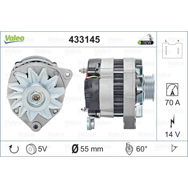 Слика на Генератор VALEO NEW ORIGINAL PART 433145