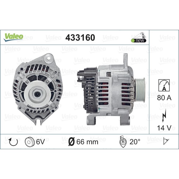 Слика на Генератор VALEO NEW ORIGINAL PART 433160