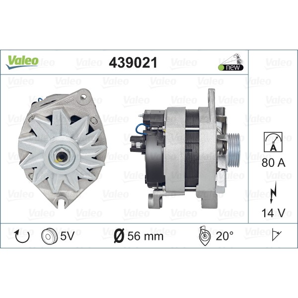 Слика на Генератор VALEO NEW ORIGINAL PART 439021